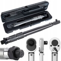 GEKO Momentni ključ 1/4" 5-24 Nm (dvosmjerni), crna